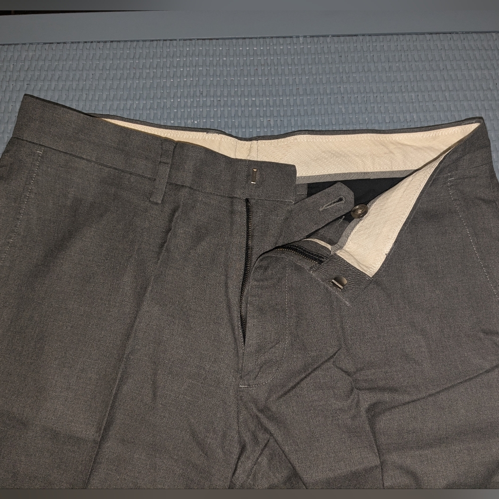 Mens Dress Slacks Dark Gray J Crew Size 32x32